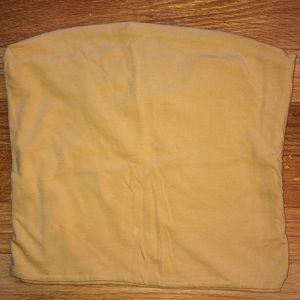 yellow tube top from brandy